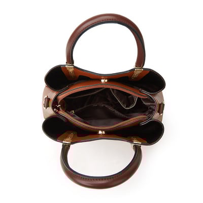 Women tote bag handbags pu leather fashion hobo shoulder bags with adjustable shoulder strap brown