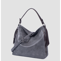 Women Satchel Purses and Handbags Vegan Leather Top Handle Shoulder Crossbody Bag Grey - Thumbnail 1