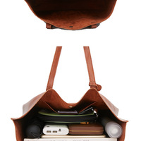 Women's Large Tote Purse Bag Black - Thumbnail 1