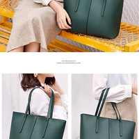Fashion Purses and Handbags for Women Leather Crossbody Bags Women's Tote Shoulder Bag Green - Thumbnail 1