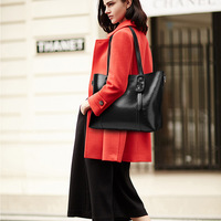 Women Ladies Handbags Tote Bag Hobo Purse Satchel Shoulder Bags Black - Thumbnail 1