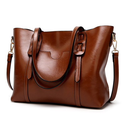 Women ladies handbags tote bag hobo purse satchel shoulder bags brown - Thumbnail 3