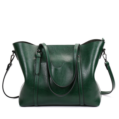 Women top handle satchel handbags shoulder bag messenger tote bag purse green - Thumbnail 2