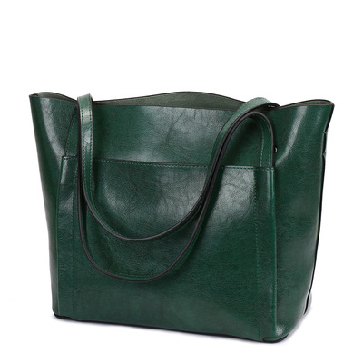 Women's satchel purse handbag green - Thumbnail 1