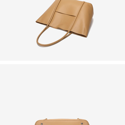 Genuine leather women purses and handbags brown