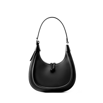 Genuine leather women tote bag soft handbags vintage shoulder purses black - Thumbnail 1
