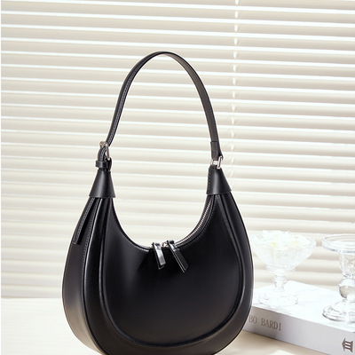 Genuine leather women tote bag soft handbags vintage shoulder purses black