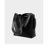 Genuine Leather Shoulder Bags Stylish Hobo Handbags Purses Crossbody Bags for Women Black - Thumbnail 2