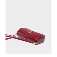 Genuine Leather Satchel Handbag for Women Vintage Handmade Shoulder Bag Red - Thumbnail 2