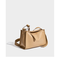 Women Tote Bag Retro Genuine Leather Crossbody Bag Bronze - Thumbnail 1