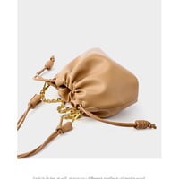 Women's Small Classy Crossbody Purse Top Handle Handbags Brown - Thumbnail 3