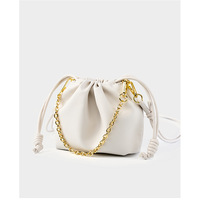 Women's Small Classy Crossbody Purse Top Handle Handbags White - Thumbnail 2