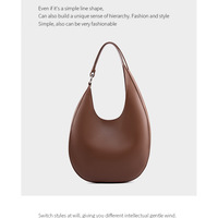 Women Tote Bag Handbags Genuine Leather Fashion Hobo Shoulder Bags Bronze - Thumbnail 1