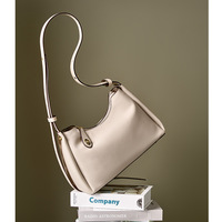 Oversize Genuine Leather Tote Women Weekender Bag Shopper Handbag White - Thumbnail 1