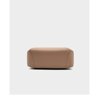 Genuine Leather Hobo Shoulder Bag Brown - Thumbnail 4