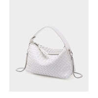 Genuine Leather Women's Evening Handbags White - Thumbnail 2