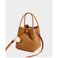 Genuine Leather Purses and Handbags for Women Crossbody Stachel Shoulder Bags Brown - Thumbnail 2