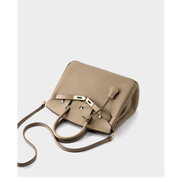 Genuine Leather Womens Crossbody Handbags and Purses Grey - Thumbnail 3