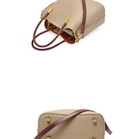 Genuine Leather Woman Crossbody Purses Handbags Shoulder Bags Grey - Thumbnail 1