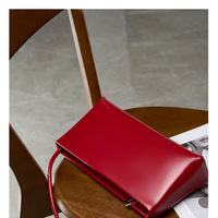 Genuine Leather Purses and Handbags Red - Thumbnail 1