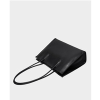 Genuine Leather Women's Shoulder Handbags Black - Thumbnail 2