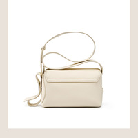 Genuine Leather Womens Hobo Purse Roomy Casual Shoulder Bags White - Thumbnail 4