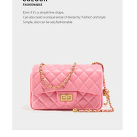 Genuine Leather Shoulder Bag for Women Purses and Handbags Hobo Crossbody Bag Pink - Thumbnail 1