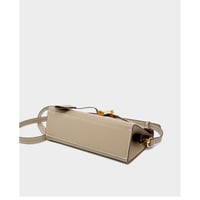 Genuine Leather Womens Handbags Top-handle Totes Satchel Shoulder Bag Grey - Thumbnail 2