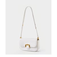 Genuine Leather Women Shoulder Bag Handbag White - Thumbnail 2