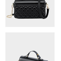 Genuine Leather Women Tote Bag Shoulder Bags Black - Thumbnail 2