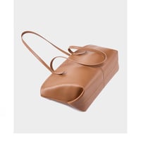 Genuine Leather Women Shoulder Purses and Handbags Brown - Thumbnail 2