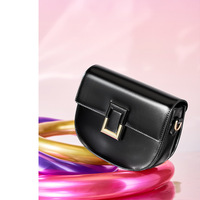 Women's Leather Designer Handbags Tote Purses Shoulder Bucket Bags Black - Thumbnail 1