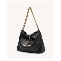 Women Trendy Purses Cute Tote Handbags Crossbody Bag Black - Thumbnail 1