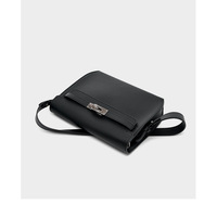 Genuine Leather Ladies Shoulder Totes Bag Crossbody Bags Black - Thumbnail 2