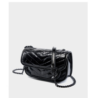 Genuine Leather Women Designer Large Purse Work Handbags Womens Crossbody Purses Woman Shoulder Bags Black - Thumbnail 1