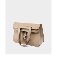 Womens Genuine Leather Casual Handbags Grey - Thumbnail 2