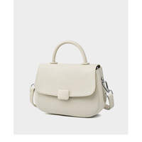 Women Genuine Leather Shoulder Bags Classic Crossbody Purses White - Thumbnail 2