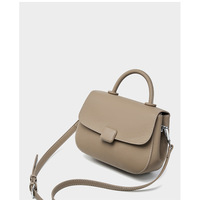 Women Genuine Leather Shoulder Bags Classic Crossbody Purses Grey - Thumbnail 4