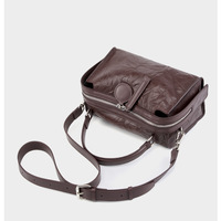 Women Genuine Leather Large Purses Handbags Brown - Thumbnail 3