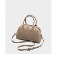 Genuine Leather Hobo Purse Bag Small Crossbody Shoulder Handbags For Women Grey  - Thumbnail 3