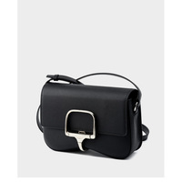 Women Genuine Leather Della Shoulder Crossbody Bag Black - Thumbnail 2