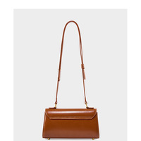 Women Fashion Genuine Leather Handbags Tote Bag Shoulder Bag Brown - Thumbnail 2