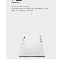 Women Genuine Leather Tote Handbags Crossbody Bags White - Thumbnail 1