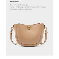 Women Togo Cowhide Handbags Tote Shoulder Bag Bronze - Thumbnail 1