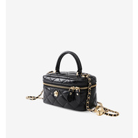 Genuine Leather Women Small Handbags Black - Thumbnail 1