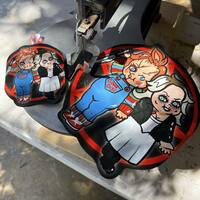 Chucky and Tiffany Kewpie Woodcut (All Sizes) - Thumbnail 1