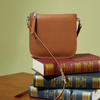 Women Genuine Leather Totes Shoulder Bag Purses and Handbags Brown - Thumbnail 1