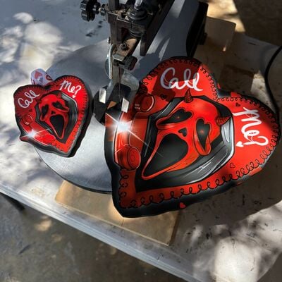 Call me dbd ghostface woodcut (all sizes)