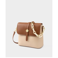 Genuine Leather Women's Small Classy Crossbody Purse Top Handle Handbags Multi - Thumbnail 1