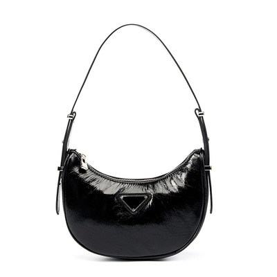 Women soft genuine leather purses and handbags black - Thumbnail 3